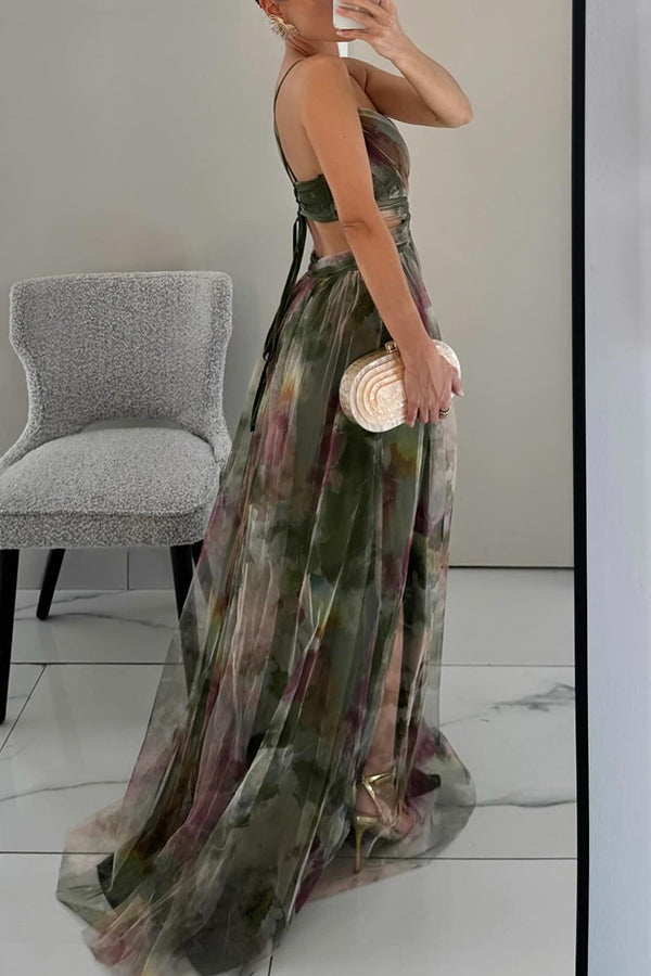 Charlotte | Magnificent maxikjole med blomsterprint