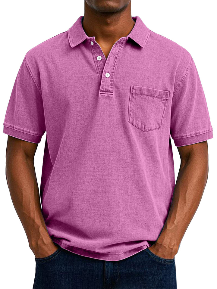 Maxime | Afslappet poloshirt i denim