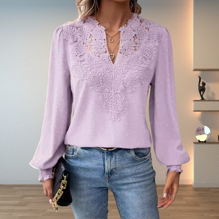 Fanny | Blondebroderet Top