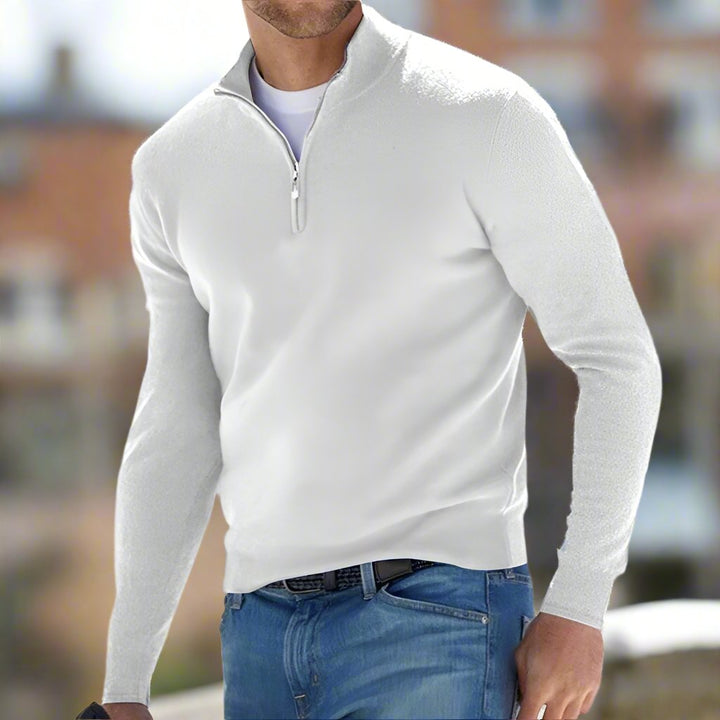 Renzino | Stilfuld Zip-Up Striktrøje