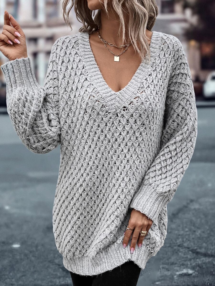 Katrine I V-hals sweater