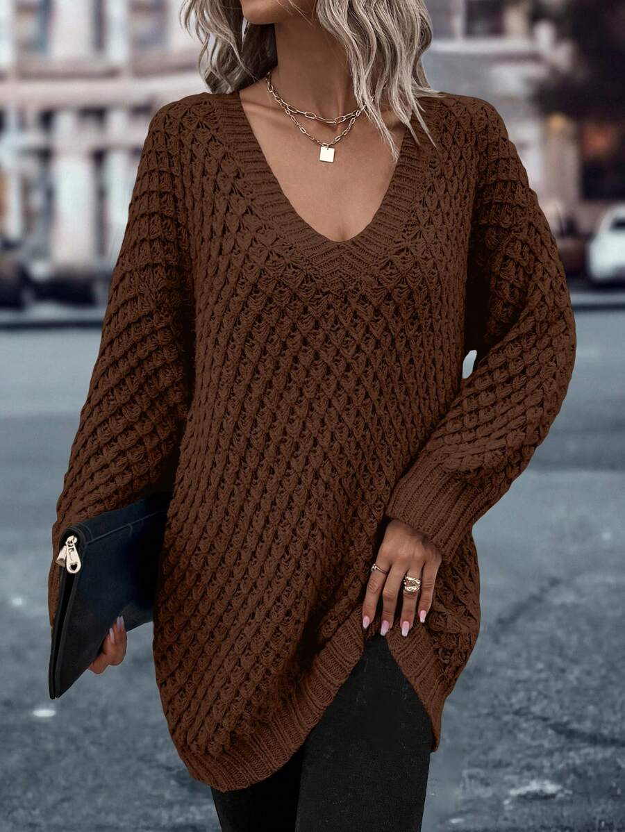 Katrine I V-hals sweater