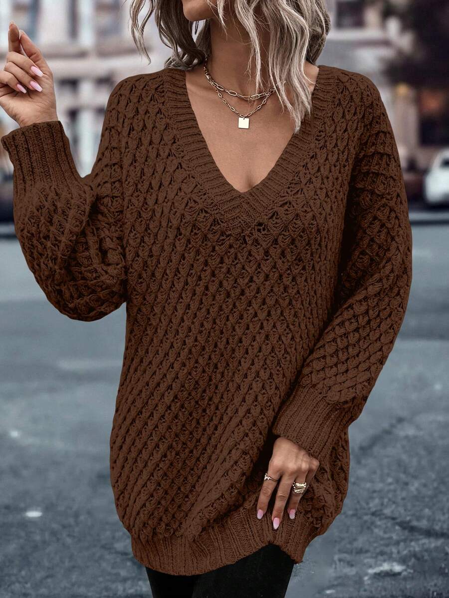 Katrine I V-hals sweater