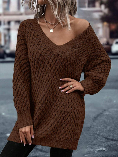 Katrine I V-hals sweater