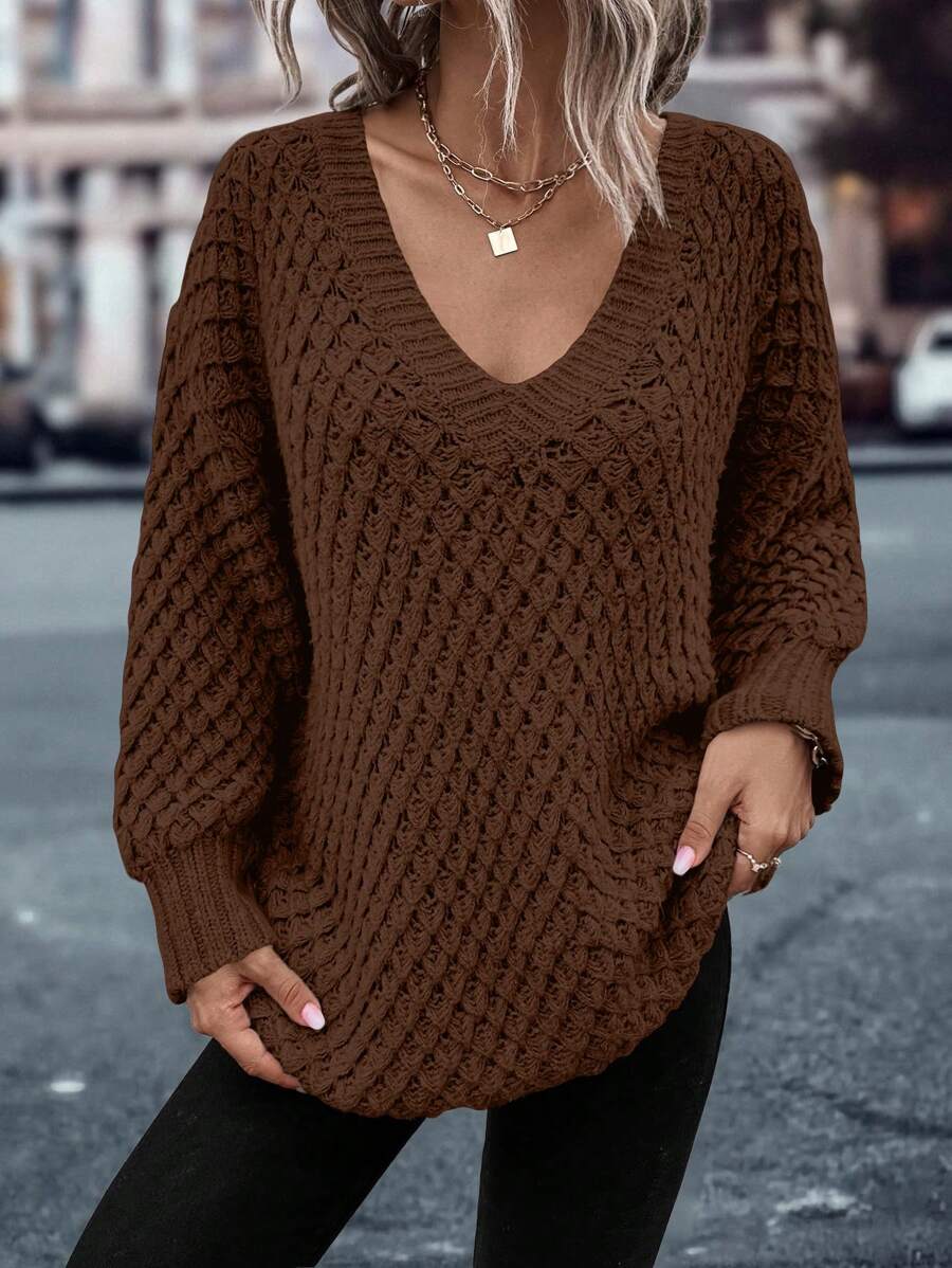 Katrine I V-hals sweater