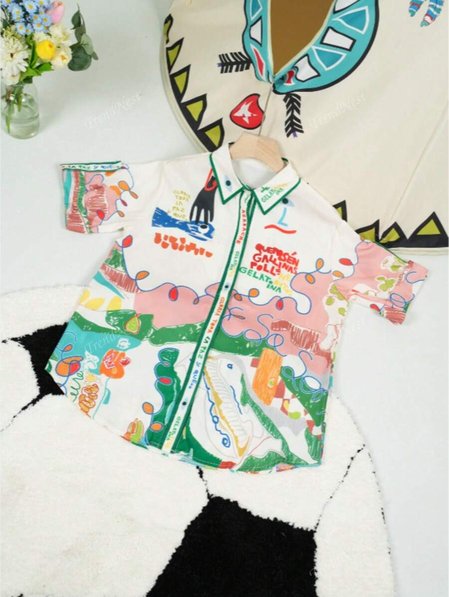 Lisa I Bluse med print