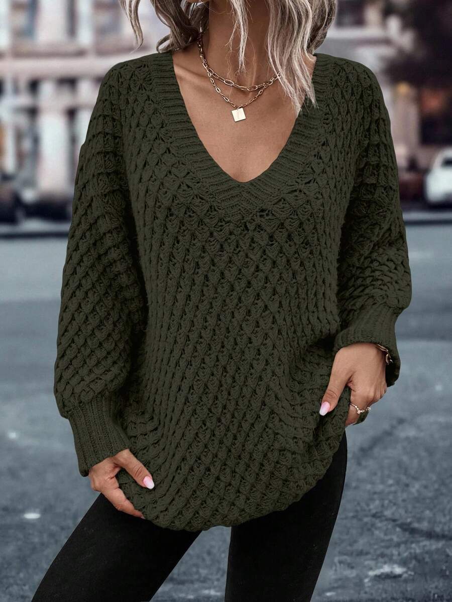 Katrine I V-hals sweater