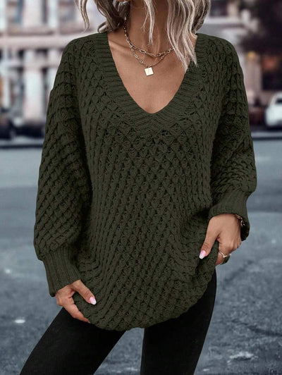 Katrine I V-hals sweater