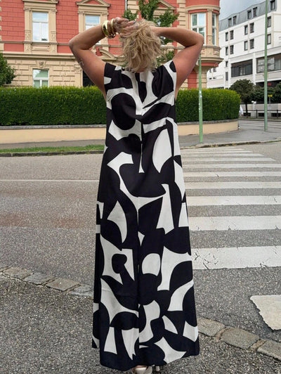 Saga I Zebra kjole