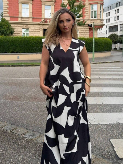 Saga I Zebra kjole