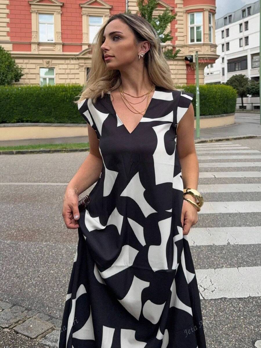 Saga I Zebra kjole