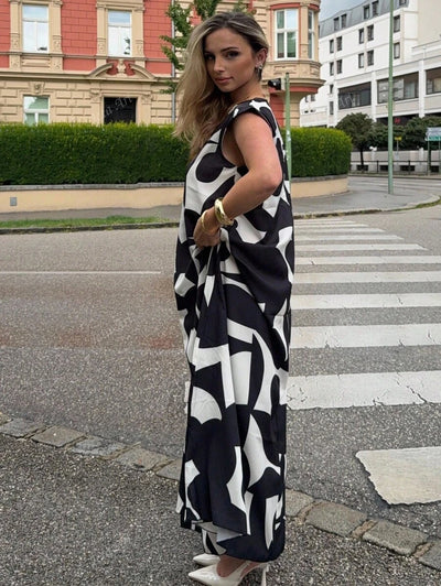 Saga I Zebra kjole