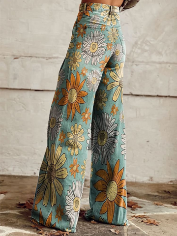 Marianne | Kvinders Retro Wide-Leg Bukser