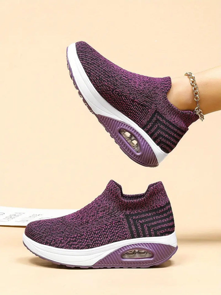Gitte | Stilfulde Slip-On Strikkede Sneakers