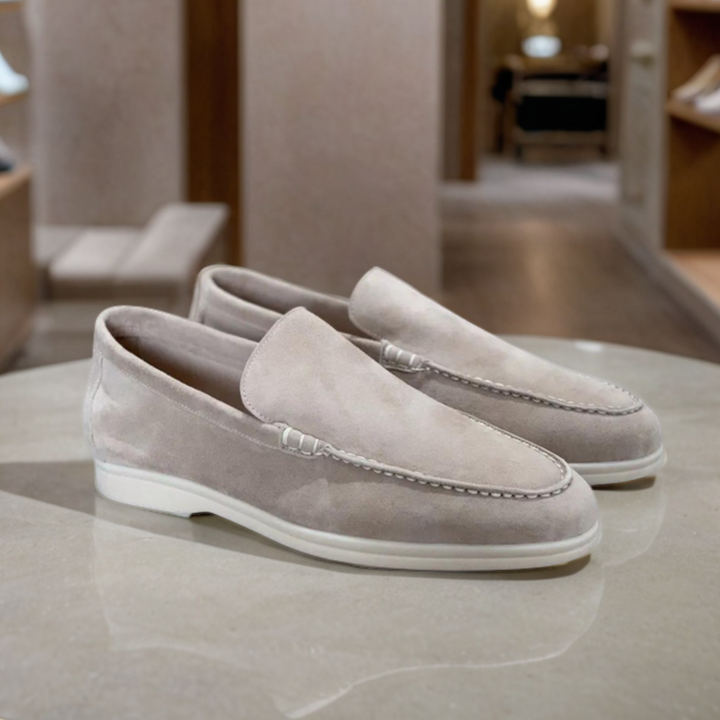 Elvy | Stilfulde Suede Loafers