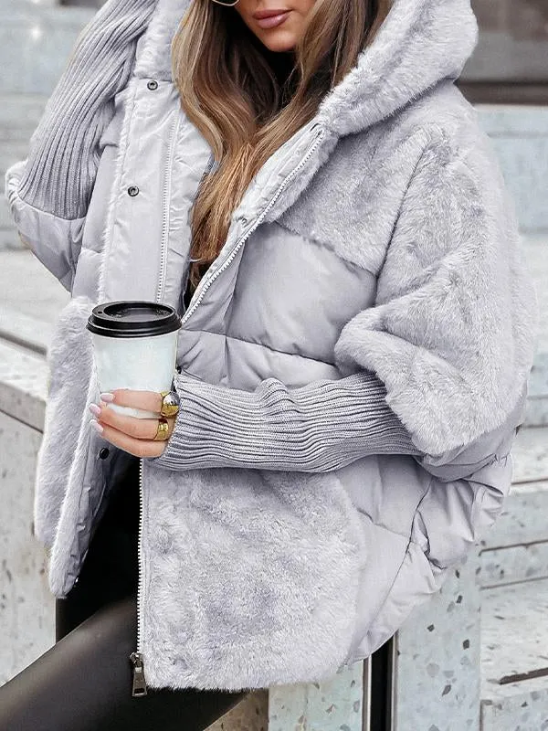Oline | Stilfuld Faux-Fur Puffer Jakke