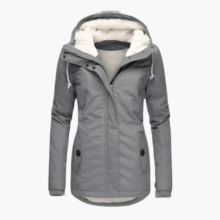 Lena™ | Varm Vinterjakke med Sherpa-for