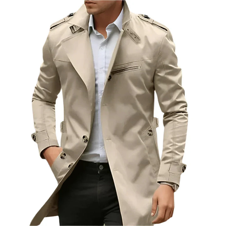 William | Stilfuld Dobbelt Radet Trenchcoat