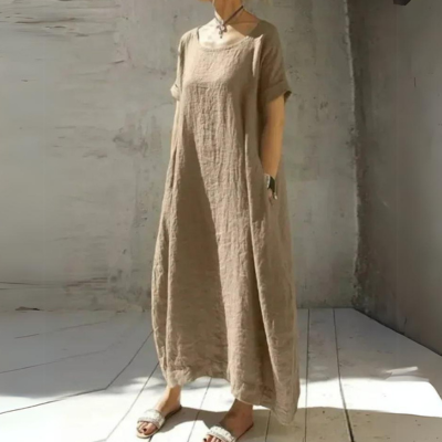 Victoria | Stilfuld Loose-Fit Maxi Kjole