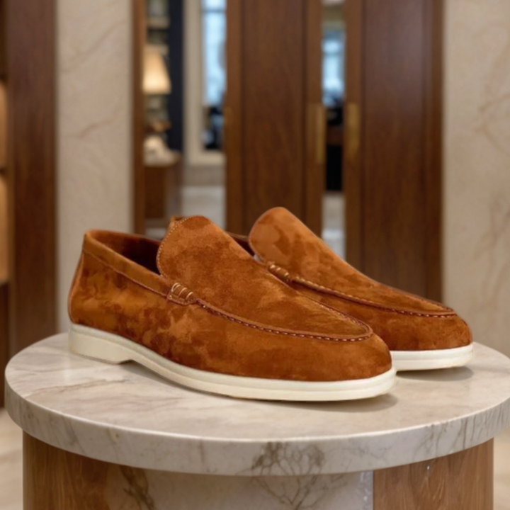 Elvy | Stilfulde Suede Loafers