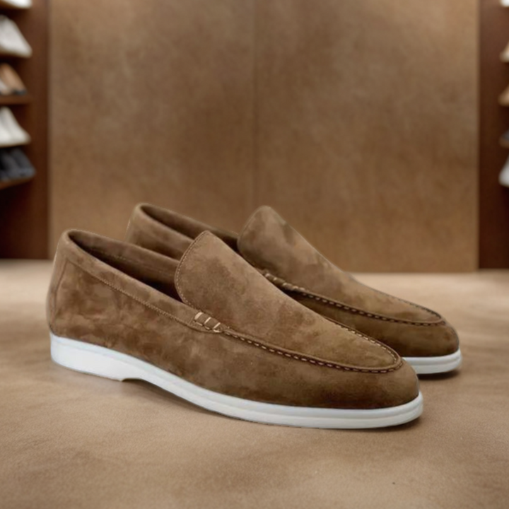 Elvy | Stilfulde Suede Loafers