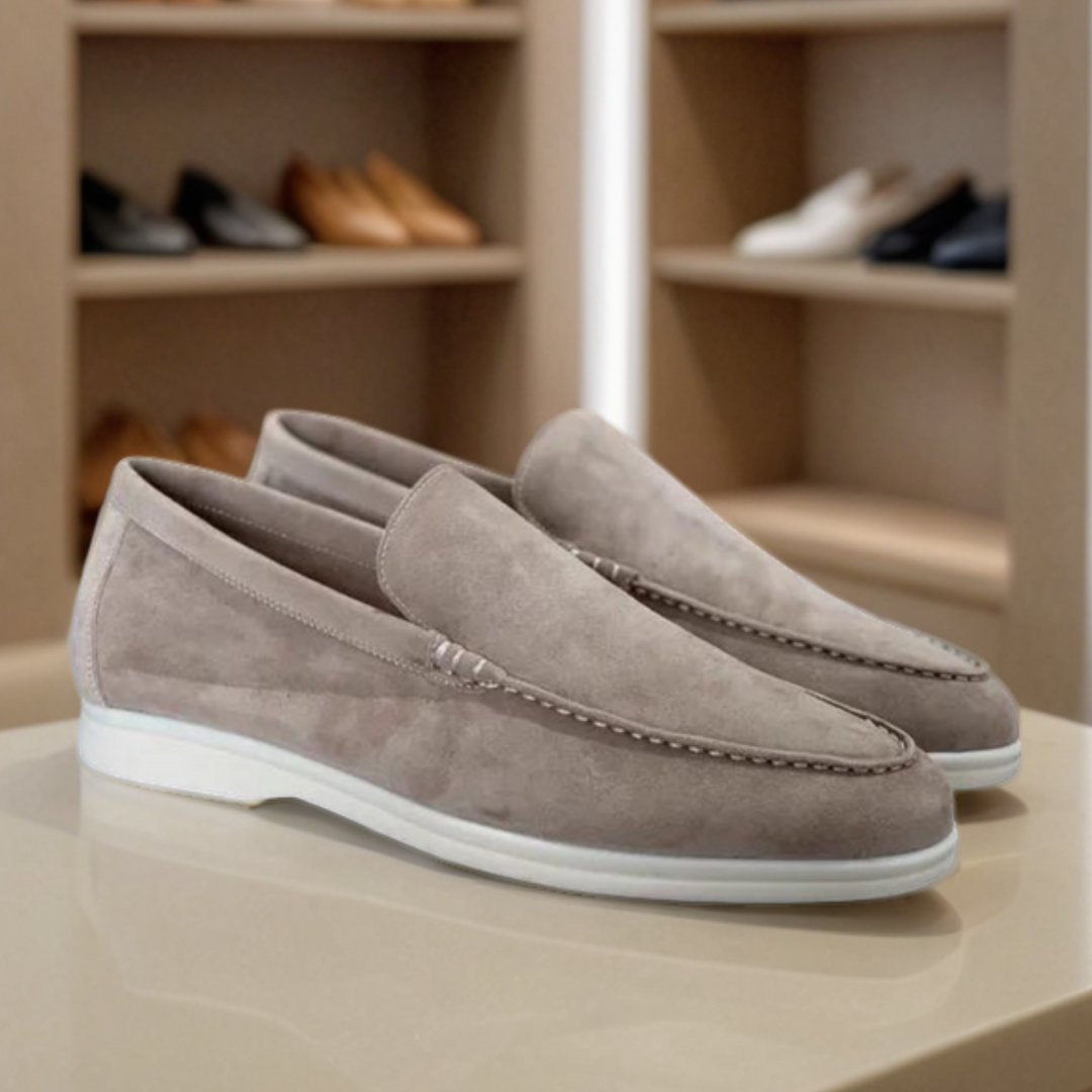 Elvy | Stilfulde Suede Loafers