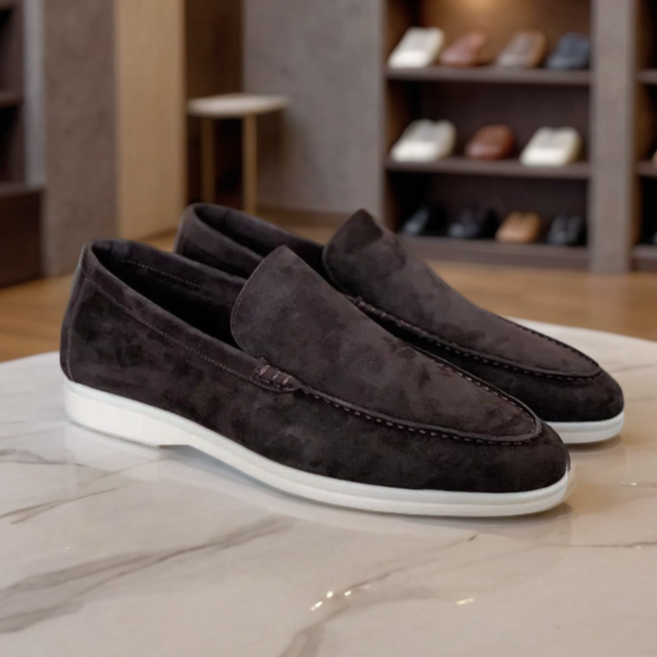 Elvy | Stilfulde Suede Loafers