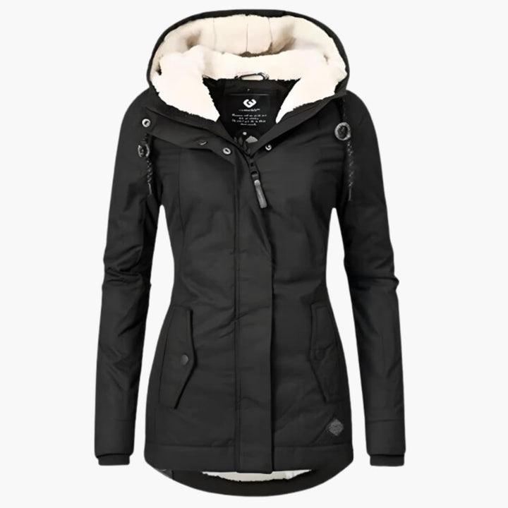 Lena™ | Varm Vinterjakke med Sherpa-for