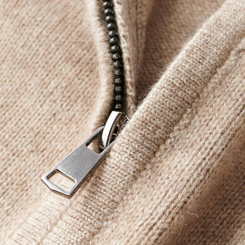 Renzino | Stilfuld Zip-Up Striktrøje