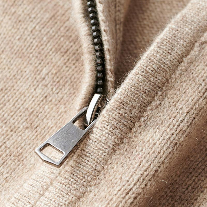 Renzino | Stilfuld Zip-Up Striktrøje