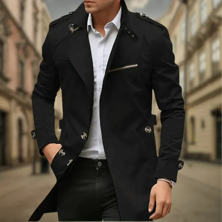 William | Stilfuld Dobbelt Radet Trenchcoat