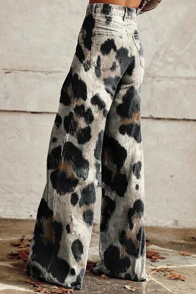 Maren | Dristige Leopardprint Jeans