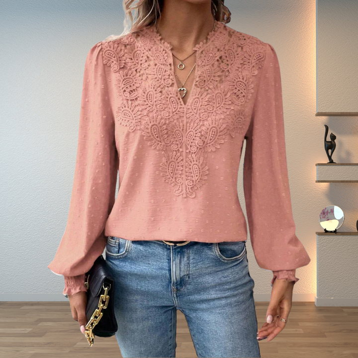 Fanny | Blondebroderet Top