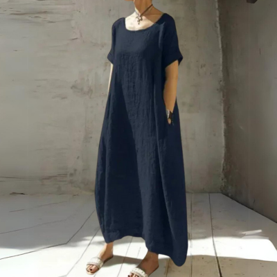 Victoria | Stilfuld Loose-Fit Maxi Kjole