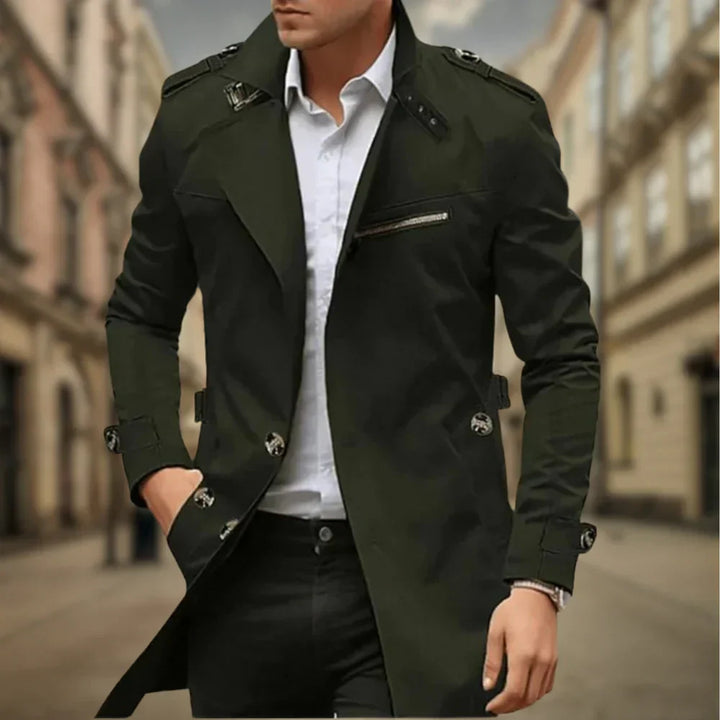 William | Stilfuld Dobbelt Radet Trenchcoat