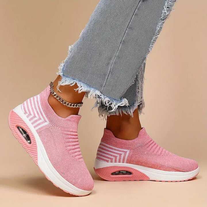 Gitte | Stilfulde Slip-On Strikkede Sneakers