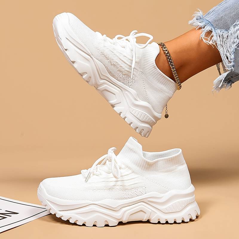 Sandra | Åndbare Strikkede Sneakers