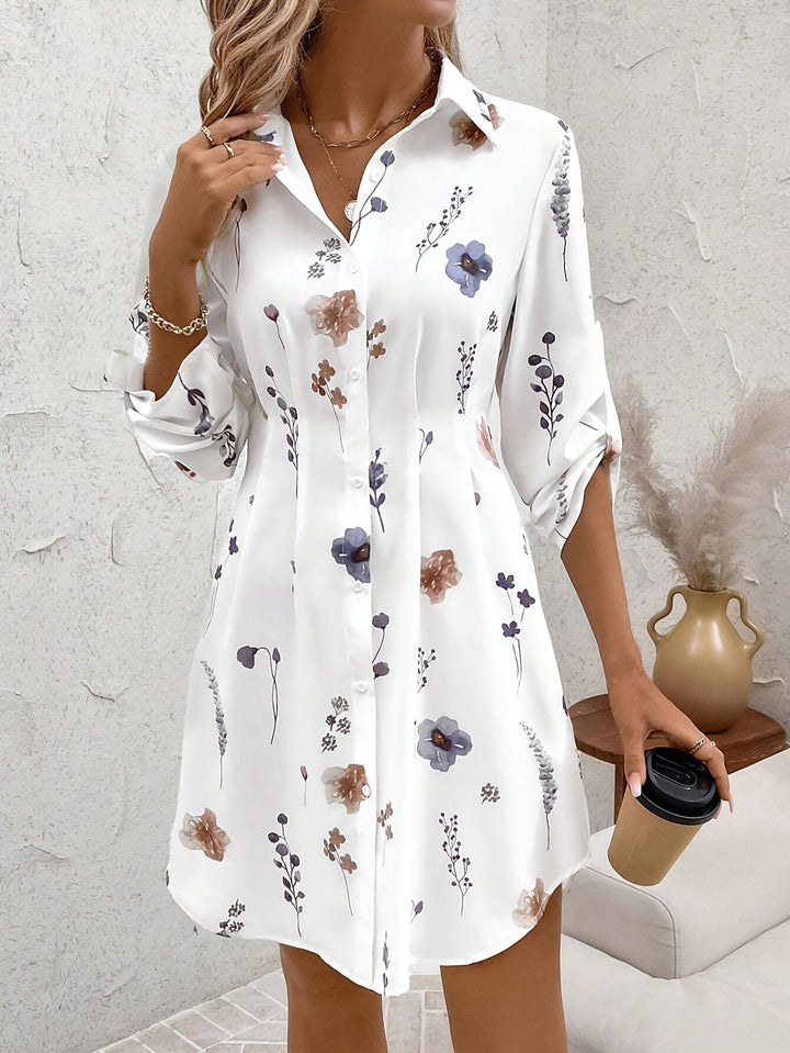 Mayke™ | Elegant blomstret kjole