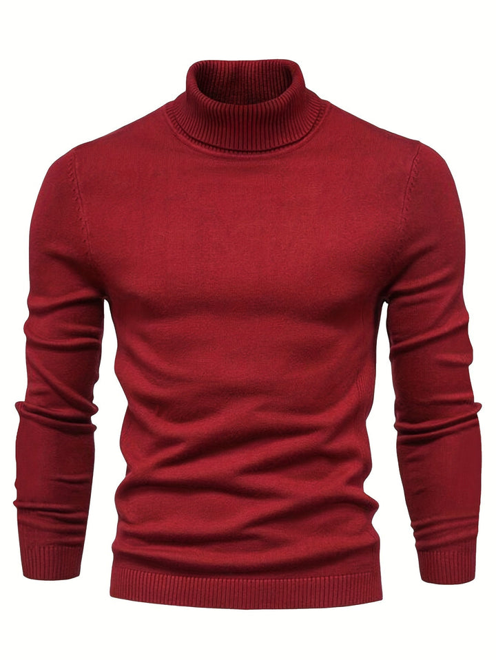 Jens | Stilfuld rullekravesweater