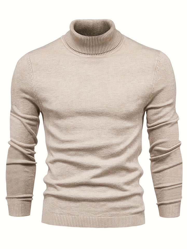 Jens | Stilfuld rullekravesweater