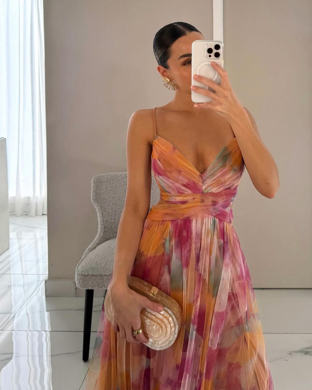 Charlotte | Magnificent maxikjole med blomsterprint