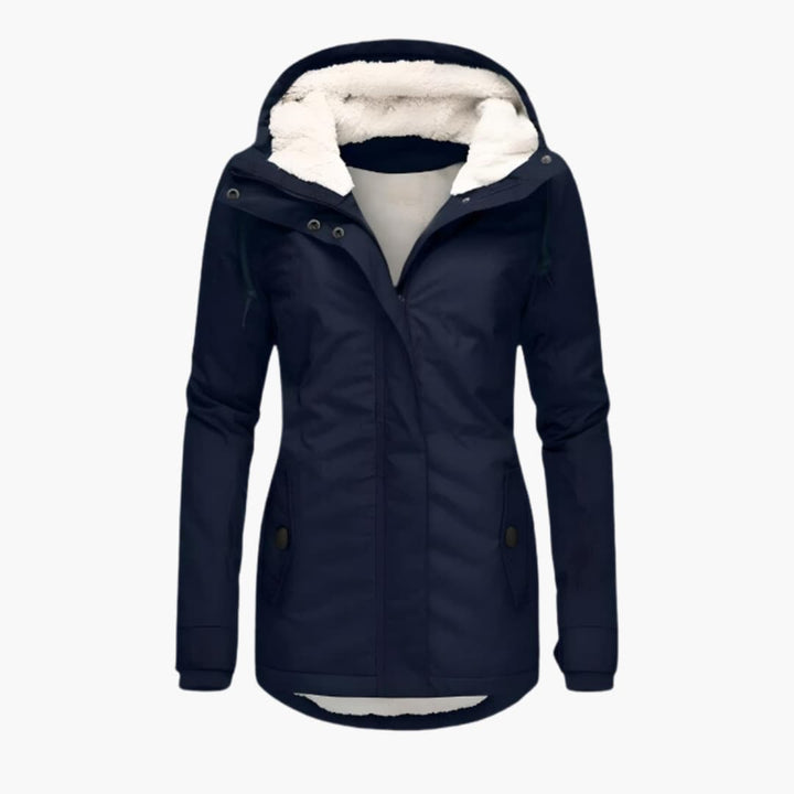 Lena™ | Varm Vinterjakke med Sherpa-for
