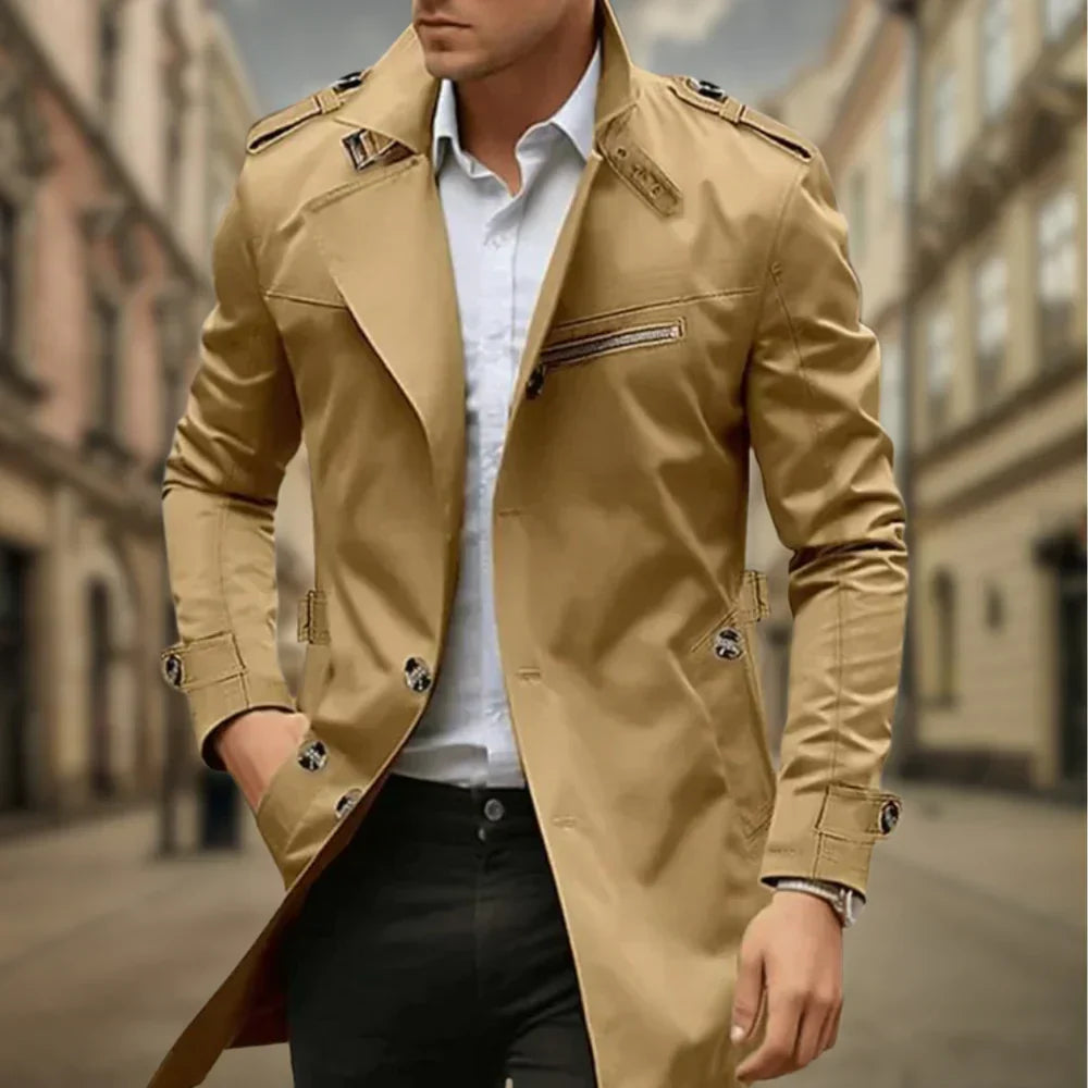William | Stilfuld Dobbelt Radet Trenchcoat