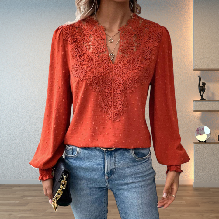 Fanny | Blondebroderet Top