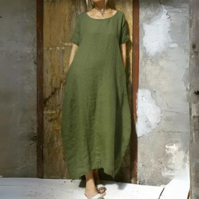 Victoria | Stilfuld Loose-Fit Maxi Kjole