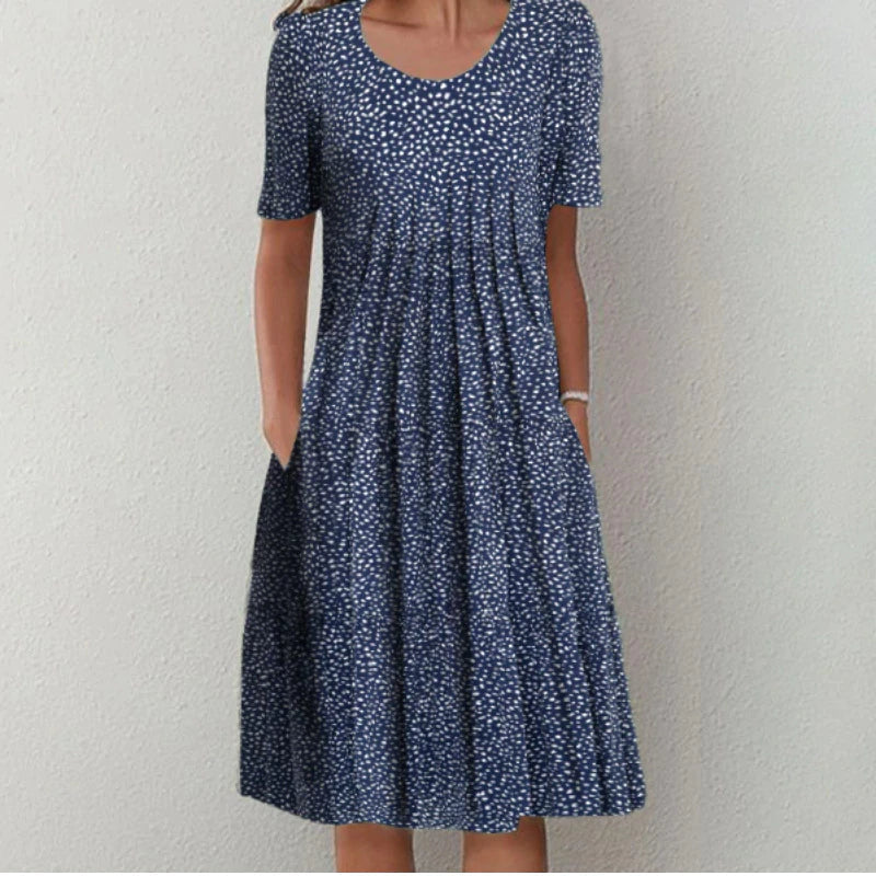 Amalie | Blomstret Midikjole