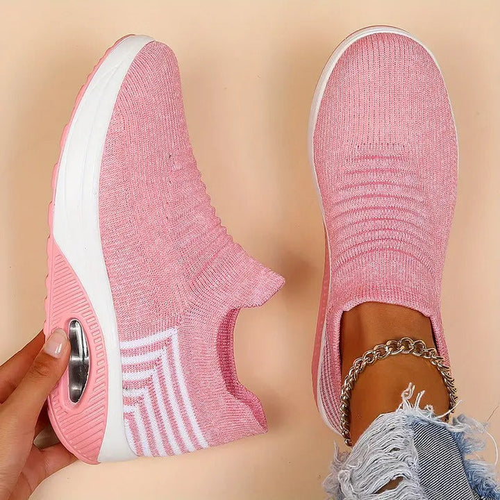 Gitte | Stilfulde Slip-On Strikkede Sneakers