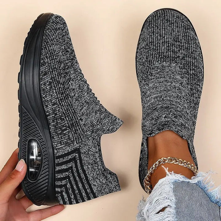 Gitte | Stilfulde Slip-On Strikkede Sneakers