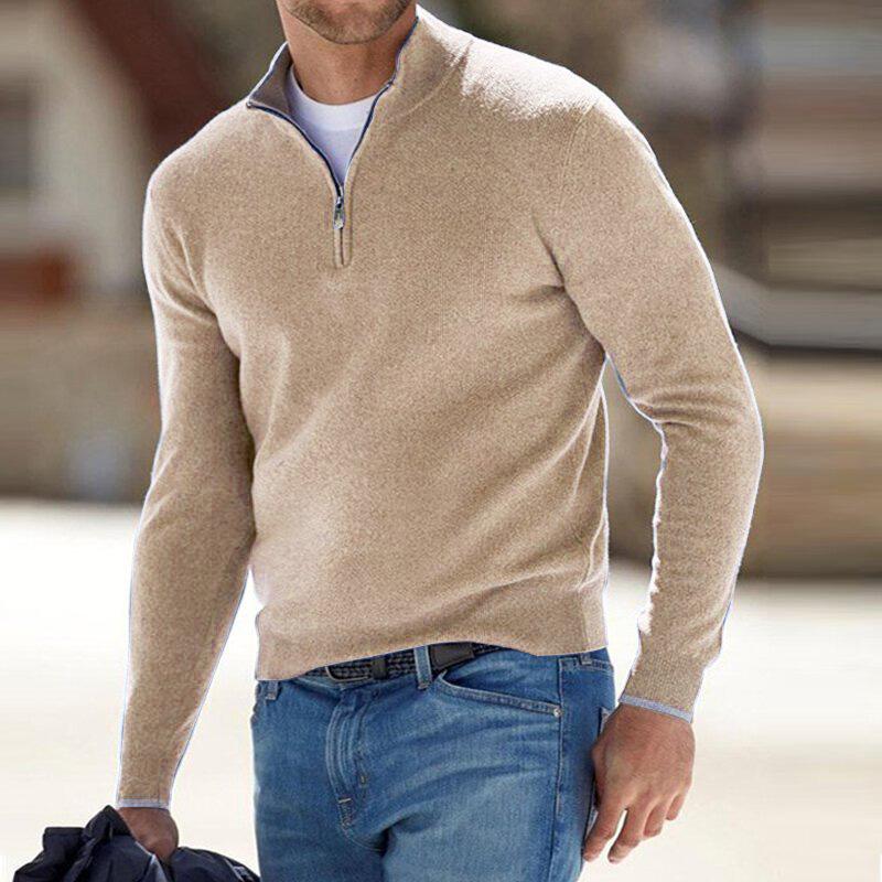 Renzino | Stilfuld Zip-Up Striktrøje