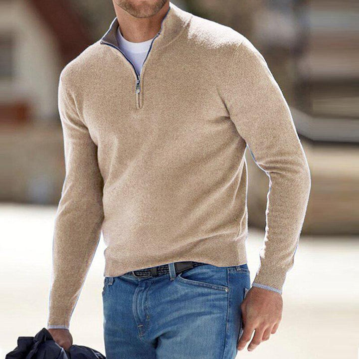 Renzino | Stilfuld Zip-Up Striktrøje